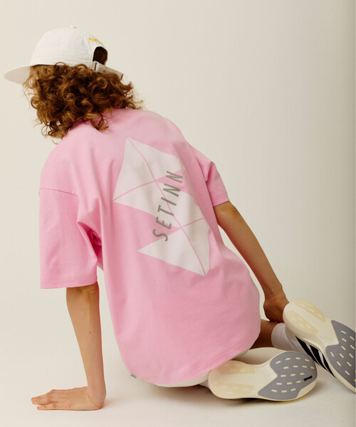 Bshop（ビショップ）の「Setinn | Puzzle ロゴ Tシャツ MEN（Tシャツ/カットソー・メンズ・ピンク・L）」の2枚目の写真