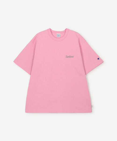 Bshop（ビショップ）の「Setinn | Puzzle ロゴ Tシャツ MEN（Tシャツ/カットソー・メンズ・ピンク・L）」の3枚目の写真
