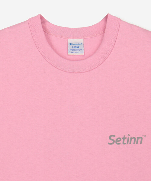 Bshop（ビショップ）の「Setinn | Puzzle ロゴ Tシャツ MEN（Tシャツ/カットソー・メンズ・ピンク・L）」の5枚目の写真