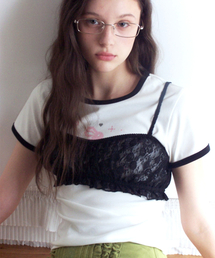 LACE BUSTIER BLACK