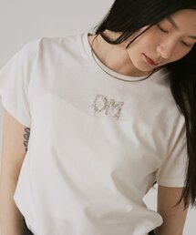 【スパンコールロゴがポイント◎】OMスパンコールロゴT