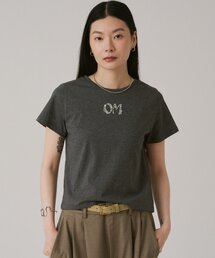 【スパンコールロゴがポイント◎】OMスパンコールロゴT
