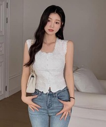 FAVORITO（ファヴォリート）の「ノースリーブトップス（Tシャツ/カットソー）」