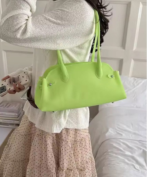 ammy.（エイミードット）の「【 ammy. / エイミードット 】 パステル スリム ジェリー ハンドバッグ（ショルダーバッグ・レディース・グリーン/パープル/イエロー/ミント/コーラル・FREE）」の6枚目の写真