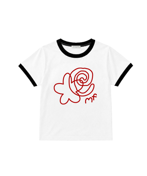 THEMORFHOUSE(ザモーフハウス)の「ドゥドゥルフラワーリング半袖Tシャツライトブルー(Tシャツ/カットソー・レディース・その他・MEDIUM)」の4枚目の写真