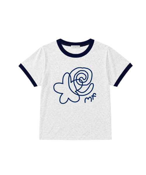 THEMORFHOUSE(ザモーフハウス)の「ドゥドゥルフラワーリング半袖Tシャツライトブルー(Tシャツ/カットソー・レディース・その他・MEDIUM)」の5枚目の写真