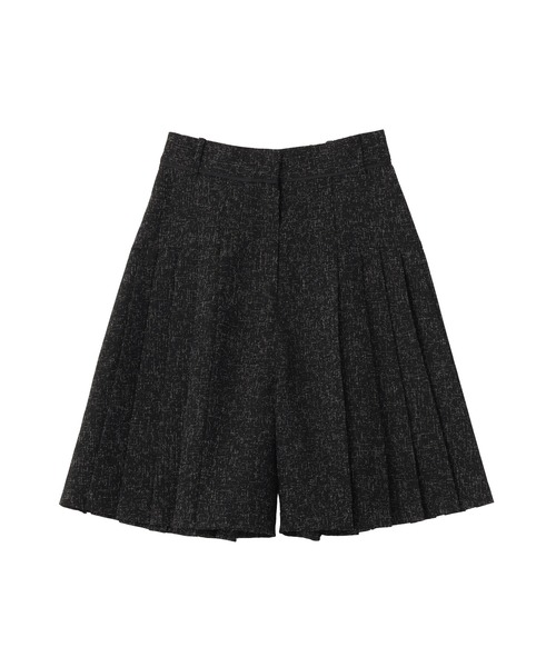 YECCA VECCA（イェッカヴェッカ）の「プリーツMIXキュロットパンツ（その他パンツ・レディース・ブラウン/ブラック・FREE）」の2枚目の写真
