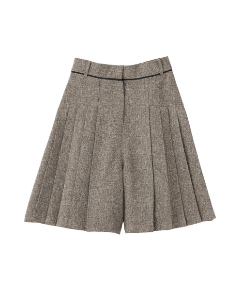 YECCA VECCA（イェッカヴェッカ）の「プリーツMIXキュロットパンツ（その他パンツ・レディース・ブラウン/ブラック・FREE）」の11枚目の写真