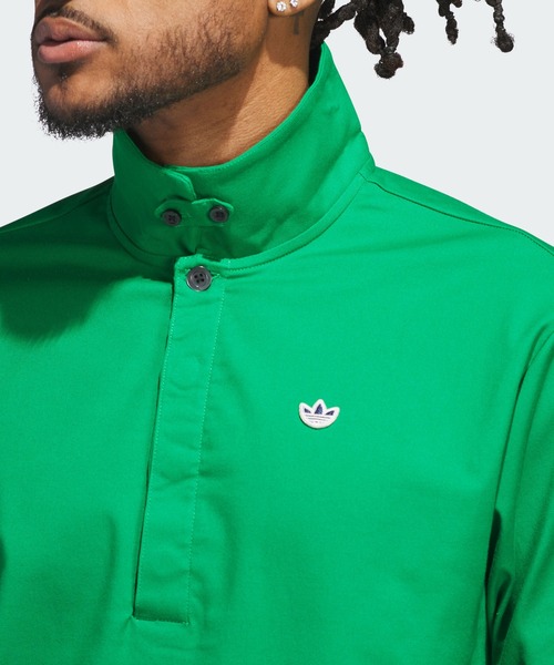 adidas(アディダス)の「オリジナルス ウインドジャケット【adidas Golf/アディダスゴルフ】(スウェット・メンズ・グリーン・X-LARGE/SMALL/MEDIUM/LARGE/3XL/XX-LARGE)」の4枚目の写真