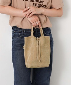セール】【MARLON FIRENZE/マルロン】SHOPPER MINI STUDS SUEDE 