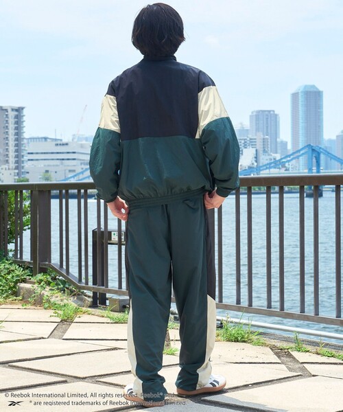 Reebok(リーボック)の「Reebok(リーボック)別注ナイロントラックパンツ(その他パンツ・メンズ・ケリーグリーン/ダークグレー/クリーム・L/S/M/XL)」の5枚目の写真