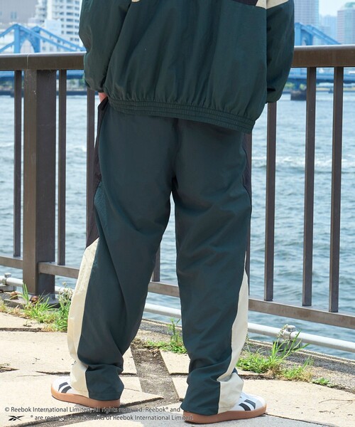 Reebok(リーボック)の「Reebok(リーボック)別注ナイロントラックパンツ(その他パンツ・メンズ・ケリーグリーン/ダークグレー/クリーム・L/S/M/XL)」の9枚目の写真