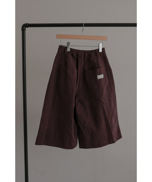 tento(テント)の「Wide-Leg Chino Shorts(チノパンツ・レディース・ブラウン/ベージュ/ブラック・36/38)」の19枚目の写真