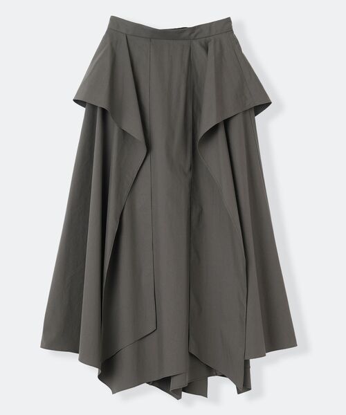 LANVIN en Bleu(ランバンオンブルー)の「タイプライター2WAYスカート(スカート・レディース・チャコールグレー/ブラック/ボルドー・36/38)」の3枚目の写真