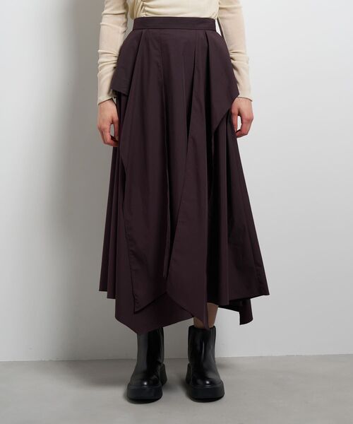 LANVIN en Bleu(ランバンオンブルー)の「タイプライター2WAYスカート(スカート・レディース・チャコールグレー/ブラック/ボルドー・36/38)」の7枚目の写真