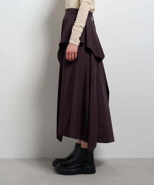 LANVIN en Bleu(ランバンオンブルー)の「タイプライター2WAYスカート(スカート・レディース・チャコールグレー/ブラック/ボルドー・36/38)」の8枚目の写真