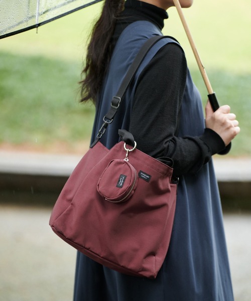 STANDARD SUPPLY(スタンダードサプライ)の「スタンダードサプライ / SIMPLICITY シンプリシティ / 26FW限定カラー2WAY FOLD TOTE 2ウェイフォールドトート(トートバッグ・レディース・ボルドー・FREE)」の2枚目の写真