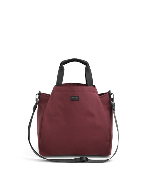 STANDARD SUPPLY(スタンダードサプライ)の「スタンダードサプライ / SIMPLICITY シンプリシティ / 26FW限定カラー2WAY FOLD TOTE 2ウェイフォールドトート(トートバッグ・レディース・ボルドー・FREE)」の3枚目の写真