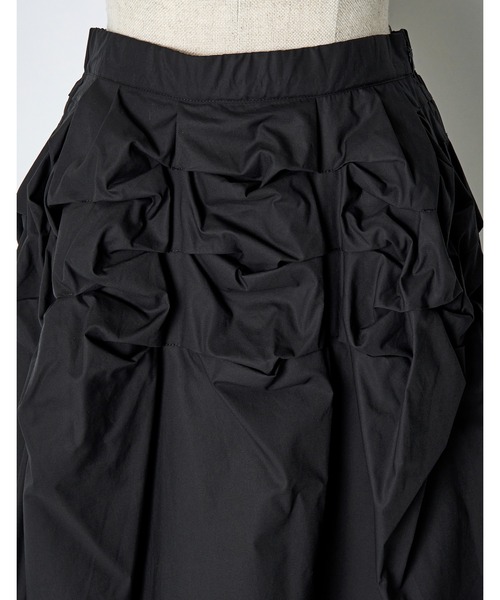 RUMCHE(ラムシェ)の「Snowflake Cotton Skirt / スノーフレークコットンスカート(スカート・レディース・ブラック・FREE)」の6枚目の写真