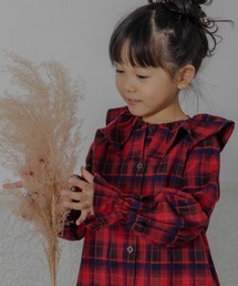 MAKE YOUR DAY | ビッグフリルカラーブラウス■80~140cm(シャツ/ブラウス)