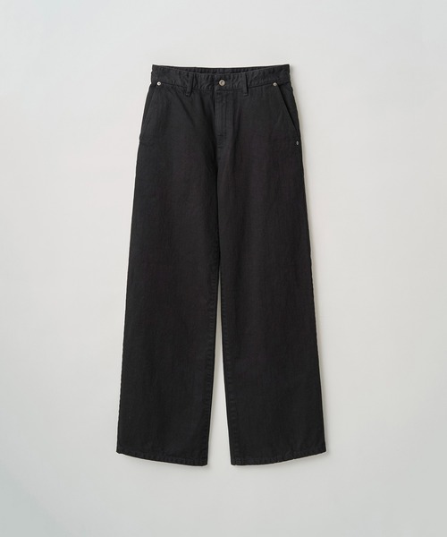 Juha(ユハ)の「FORMED WIDE DENIM(SUMMER)(デニムパンツ・メンズ・インディゴブルー/グレー/ホワイト/ブラック・4/3/2)」の11枚目の写真