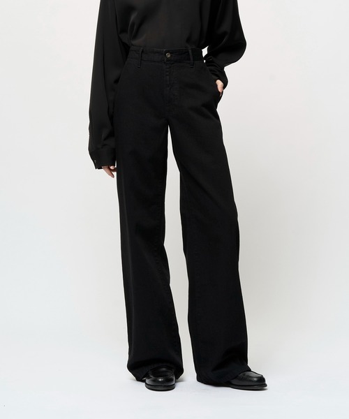Juha(ユハ)の「FORMED WIDE DENIM(SUMMER)(デニムパンツ・メンズ・インディゴブルー/グレー/ホワイト/ブラック・4/3/2)」の21枚目の写真