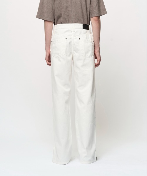 Juha(ユハ)の「FORMED WIDE DENIM(SUMMER)(デニムパンツ・メンズ・インディゴブルー/グレー/ホワイト/ブラック・4/3/2)」の10枚目の写真