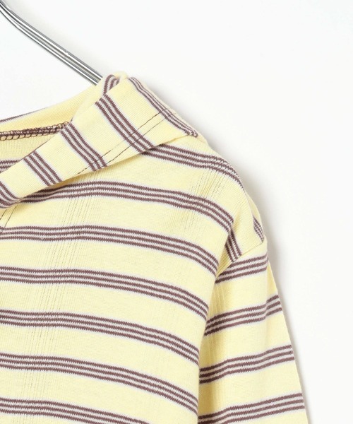 Robert P.Miller（ロバート ピー ミラー）の「[WEB限定]【Robert P.Miller】Prib Henley hoodie（Tシャツ/カットソー・レディース・ダークグレー/ブラウン系その他/イエロー・FREE）」の10枚目の写真