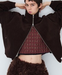 leinwande（ラインヴァンド）の「Short Zip Blouson / ショートジップブルゾン（ブルゾン）」