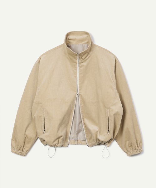 leinwande（ラインヴァンド）の「Short Zip Blouson / ショートジップブルゾン（ブルゾン・レディース・BROWN/Navy/Beige・ONE SIZE）」の10枚目の写真