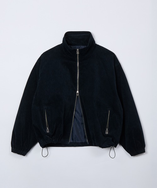 leinwande（ラインヴァンド）の「Short Zip Blouson / ショートジップブルゾン（ブルゾン・レディース・BROWN/Navy/Beige・ONE SIZE）」の7枚目の写真