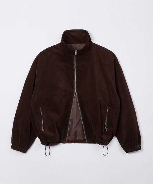 leinwande（ラインヴァンド）の「Short Zip Blouson / ショートジップブルゾン（ブルゾン・レディース・BROWN/Navy/Beige・ONE SIZE）」の13枚目の写真