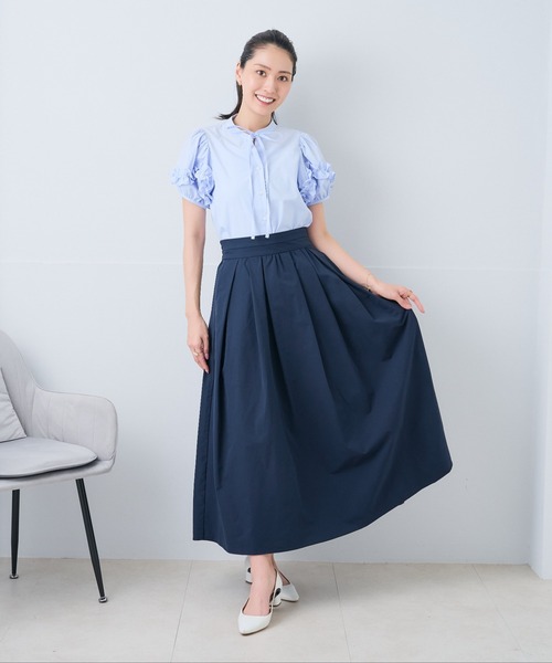 Neige(ネージュ)の「撥水防汚フォルムフレアスカート(スカート・レディース・ネイビー/ブラック・ONE SIZE)」の18枚目の写真