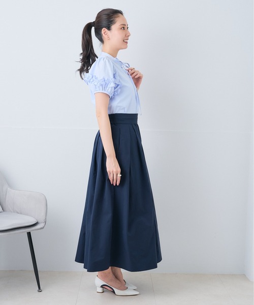 Neige(ネージュ)の「撥水防汚フォルムフレアスカート(スカート・レディース・ネイビー/ブラック・ONE SIZE)」の11枚目の写真