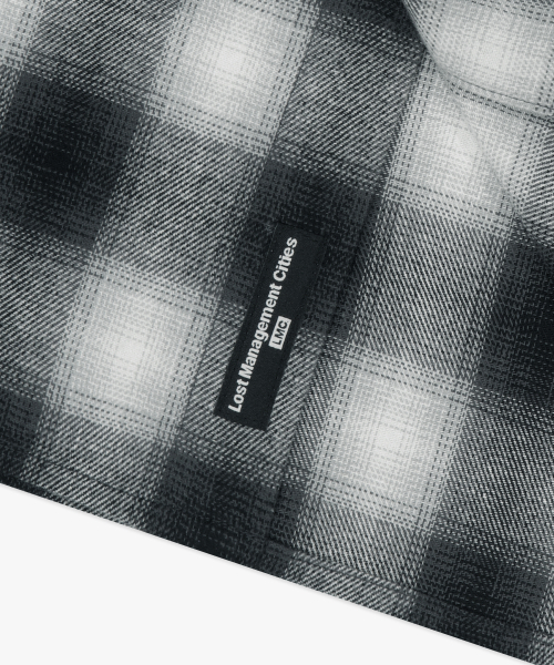 LMCの「LABEL POINT FLANNEL CHECK SHIRT black（シャツ/ブラウス・レディース・その他・SMALL/LARGE/MEDIUM）」の4枚目の写真