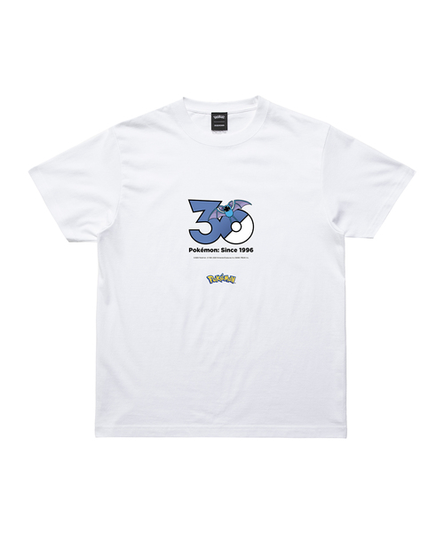 ZOZOSPOT(ゾゾスポット)の「Pokemon 30th Anniversary 1025 T-shirt 「ズバット」(Tシャツ/カットソー・レディース・ホワイト・160cm/100cm/110cm/120cm/130cm/140cm/150cm/SMALL/MEDIUM/LARGE/X-LARGE/XX-LARGE/XXX-LARGE)」の1枚目の写真
