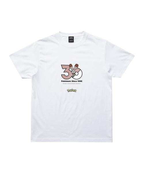 ZOZOSPOT(ゾゾスポット)の「Pokemon 30th Anniversary 1025 T-shirt 「ホルビー」(Tシャツ/カットソー・レディース・ホワイト・SMALL/MEDIUM/LARGE/X-LARGE/XX-LARGE/XXX-LARGE/100cm/110cm/120cm/130cm/140cm/150cm/160cm)」の1枚目の写真