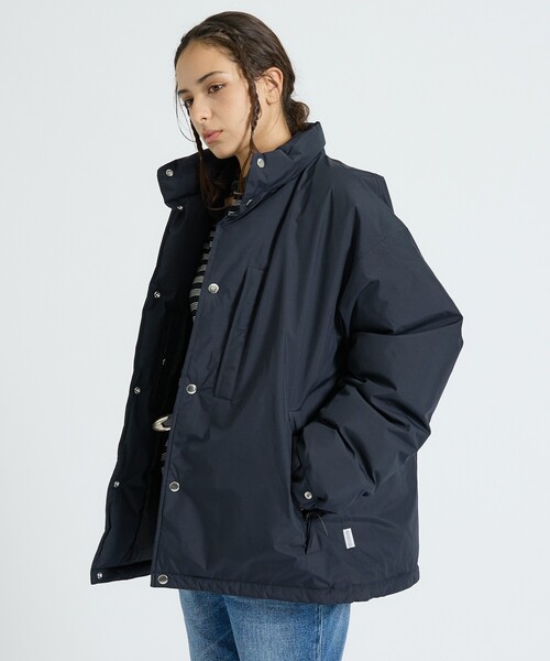 +phenix(プラスフェニックス)の「【+phenix / プラスフェニックス】SNAP DOWN JACKET / スナップダウンジャケット/ WINDSTOPPER プロダクト by GORE TEX LABS(ダウンジャケット/コート・メンズ・ネイビー/ブラック・L/M)」の5枚目の写真