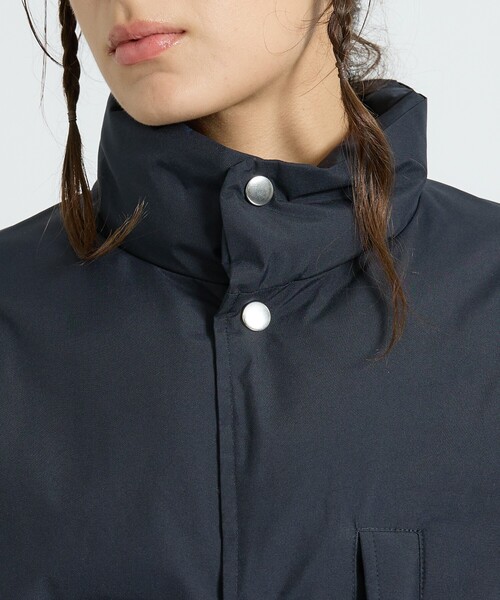 +phenix(プラスフェニックス)の「【+phenix / プラスフェニックス】SNAP DOWN JACKET / スナップダウンジャケット/ WINDSTOPPER プロダクト by GORE TEX LABS(ダウンジャケット/コート・メンズ・ネイビー/ブラック・L/M)」の10枚目の写真