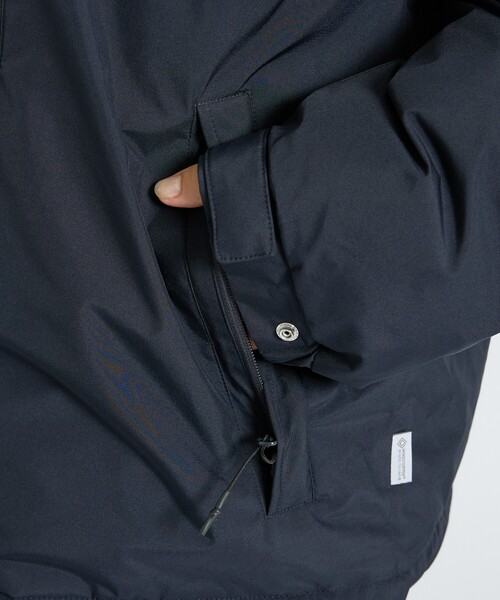 +phenix(プラスフェニックス)の「【+phenix / プラスフェニックス】SNAP DOWN JACKET / スナップダウンジャケット/ WINDSTOPPER プロダクト by GORE TEX LABS(ダウンジャケット/コート・メンズ・ネイビー/ブラック・L/M)」の12枚目の写真