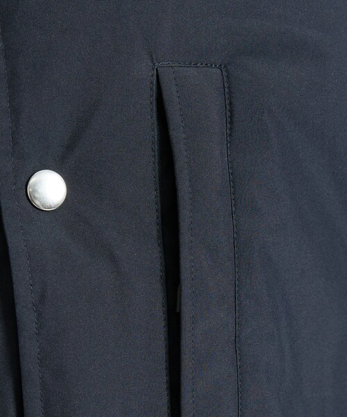 +phenix(プラスフェニックス)の「【+phenix / プラスフェニックス】SNAP DOWN JACKET / スナップダウンジャケット/ WINDSTOPPER プロダクト by GORE TEX LABS(ダウンジャケット/コート・メンズ・ネイビー/ブラック・L/M)」の13枚目の写真