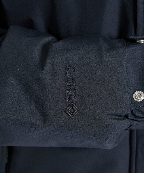 +phenix(プラスフェニックス)の「【+phenix / プラスフェニックス】SNAP DOWN JACKET / スナップダウンジャケット/ WINDSTOPPER プロダクト by GORE TEX LABS(ダウンジャケット/コート・メンズ・ネイビー/ブラック・L/M)」の15枚目の写真