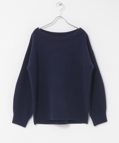 URBAN RESEARCH ROSSO WOMEN(アーバンリサーチ ロッソ)の「カシミヤシルクブレンドボートネックニット(ニット/セーター・レディース・ネイビー/オフホワイト/ピンク/イエロー/ブルー系その他・FREE)」の18枚目の写真