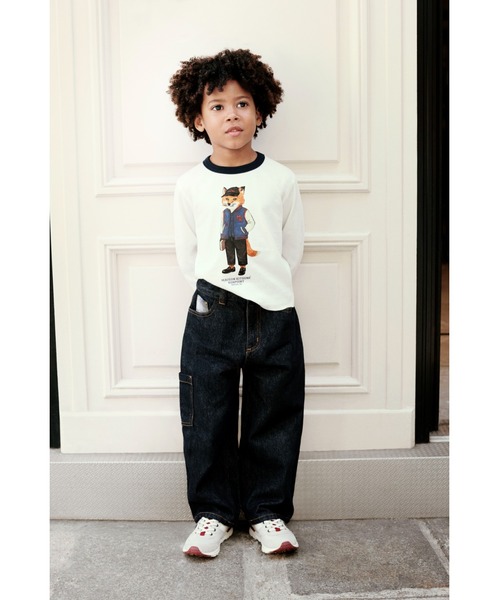 T-SHIRT MAISON KITSUNE X BONPOINT（Tシャツ/カットソー）｜Maison