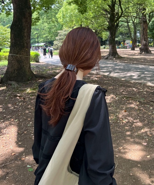 LOWRYS FARM(ローリーズファーム)の「Hair clip 1068240(バレッタ/ヘアクリップ・レディース・ブラウン/オリーブ・FREE)」の10枚目の写真