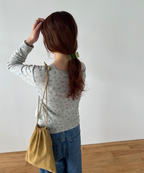 LOWRYS FARM(ローリーズファーム)の「Hair clip 1068240(バレッタ/ヘアクリップ・レディース・ブラウン/オリーブ・FREE)」の12枚目の写真