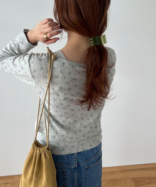LOWRYS FARM(ローリーズファーム)の「Hair clip 1068240(バレッタ/ヘアクリップ・レディース・ブラウン/オリーブ・FREE)」の13枚目の写真