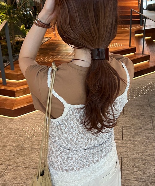 LOWRYS FARM(ローリーズファーム)の「Hair clip 1068240(バレッタ/ヘアクリップ・レディース・ブラウン/オリーブ・FREE)」の16枚目の写真