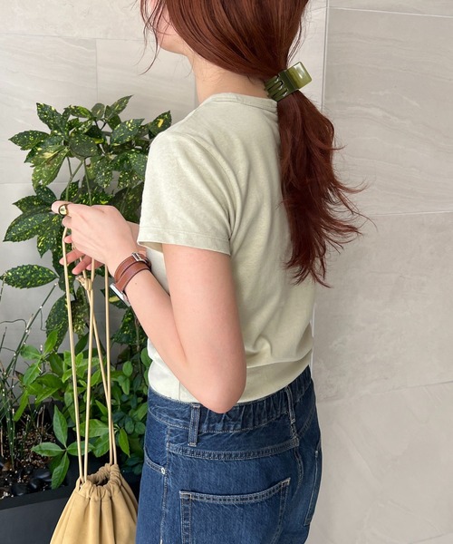 LOWRYS FARM(ローリーズファーム)の「Hair clip 1068240(バレッタ/ヘアクリップ・レディース・ブラウン/オリーブ・FREE)」の21枚目の写真