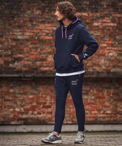 felkod(フィルコッド)の「mpa4254- Muta ACANTHUS Hooded Quilted Hoodie フーデッドパーカー(F26F020)(パーカー・メンズ・ネイビー/ブラック/グレー・XL/L/M/S)」の7枚目の写真